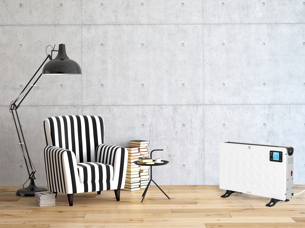 Konvektorska grejalica ECG TK 2080 DR White - pogled 4