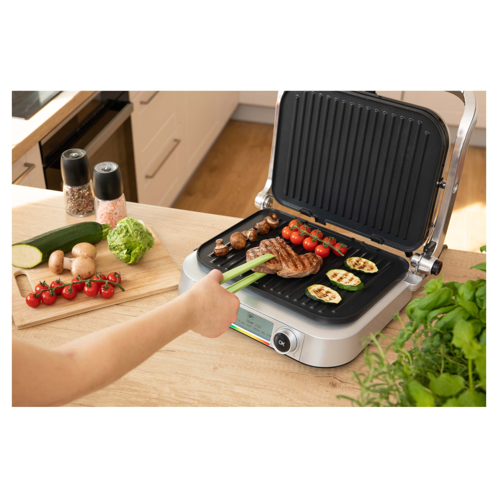 Pametni električni roštilj na preklop Sencor SBG 6231SS - pogled 4