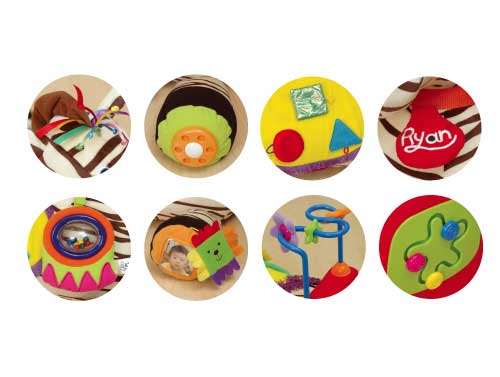 KsKids Igračka sa 28 aktivnosti - Velika Zebrica Ryan KA10627 - pogled 4