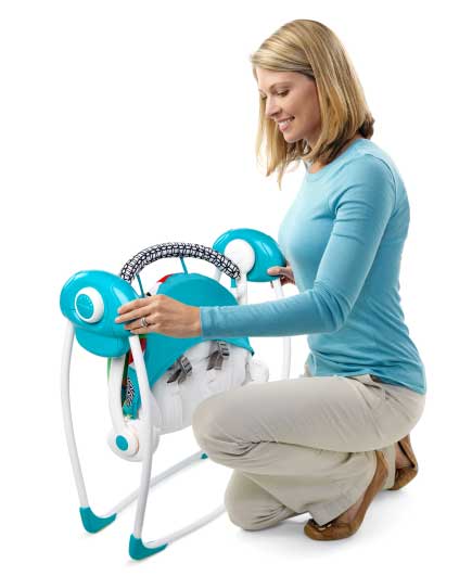 Bright Starts Ljuljaška za bebe Osmesi sa safarija - pogled 4