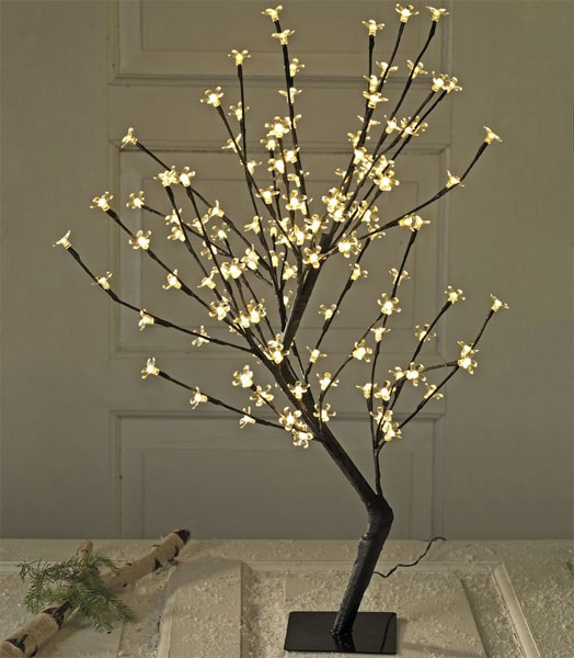 Svetleće drvo Miles visine 80 cm 128 LED sijalica - pogled 4