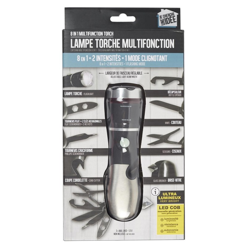 Muntifunkcionalna baterijska lampa sa setom alata 8u1 - pogled 4