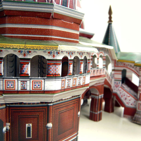 CUBIC FUN Hram Svetog Vasilija Blaženog Maketa 3D Puzzle 58096 - pogled 4