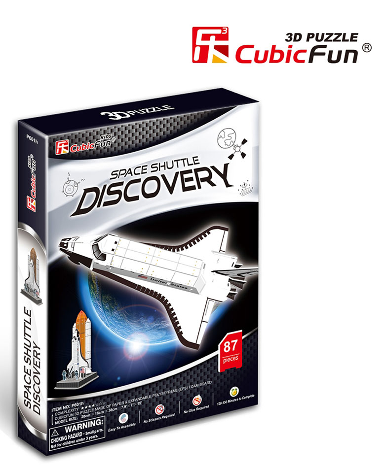 Discovery Maketa 3D Puzzle Cubic Fun 58099 - pogled 4