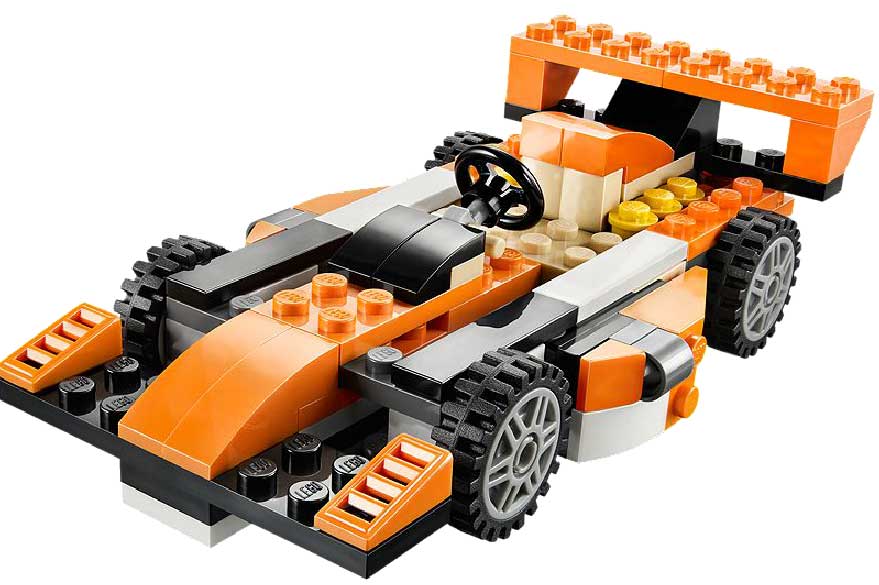 LEGO® Creator kocke 3u1 Sunset Speeder LE31017 - pogled 4