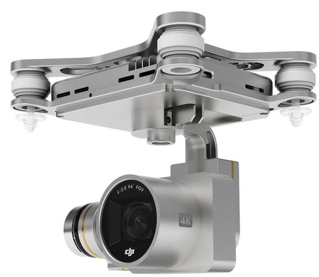 Quadcopter DJI Phantom 3 Professional sa dodatnom baterijom i rancem Dron sa kamerom 024454 - pogled 4