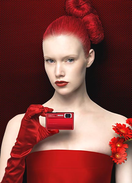 Olympus μ 1040 - digitalni fotoaparat - 10 MP - pogled 4