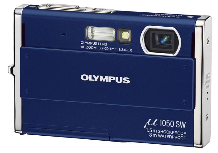 Olympus μ 1050 SW vodootporni digitalni fotoaparat Pacific Blue - pogled 4