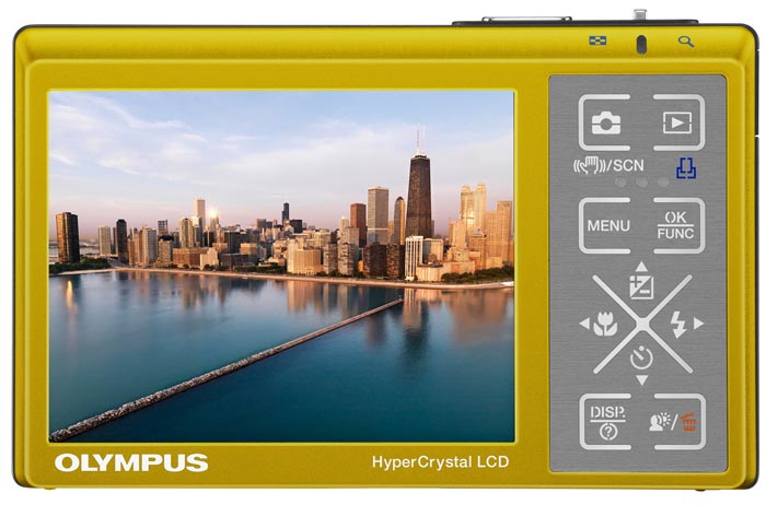 Olympus μ 1040 - digitalni fotoaparat - 10 MP Yellow - pogled 4