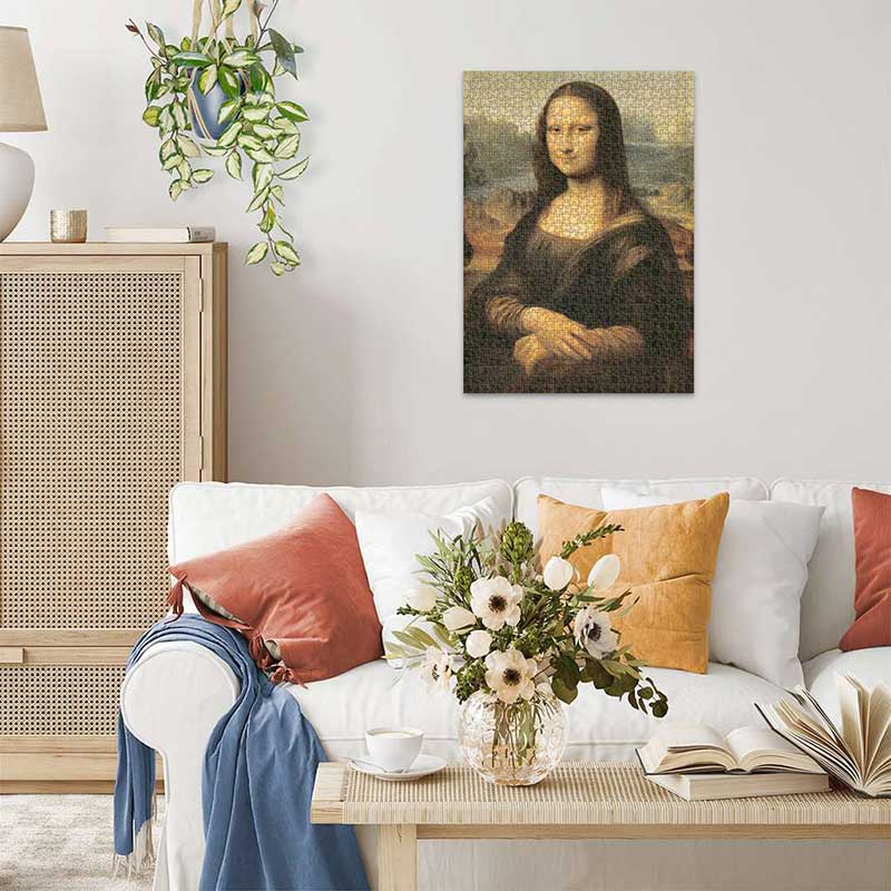 Ravensburger puzzle Da Vinci - Mona Lisa 1000 delova - pogled 4