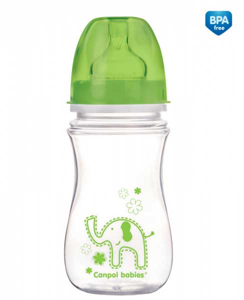 Canpol Babies Antikolik flašica za bebe 240ml Easy Start Colorful Animals 35/206 - pogled 4