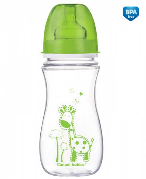 Canpol Babies Antikolik flašica za bebe 300ml Easy Start Colorful Animals 35/204 - pogled 4