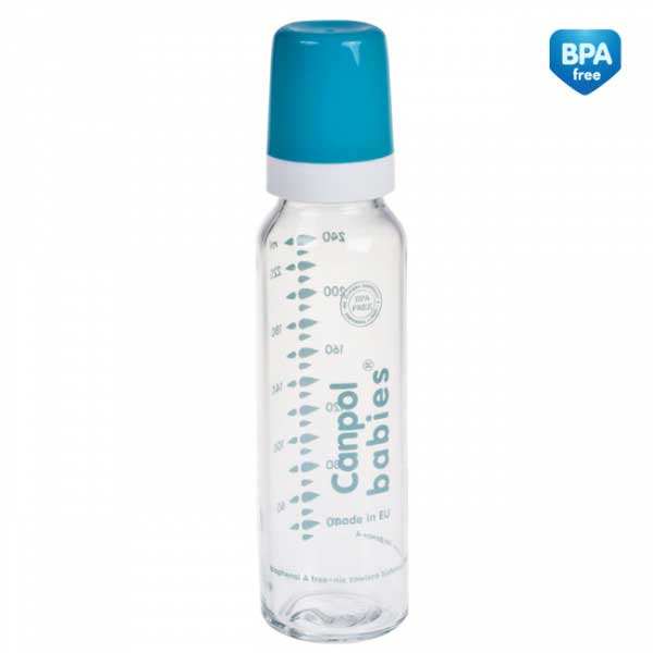 Canpol Klasična staklena bebi flašica 240 ml 42/101 - pogled 4