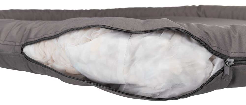 Ovalni jastuk za pse 120x95cm Samoa Classic grey Trixie 28246 - pogled 4