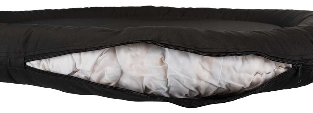 Ovalni jastuk za pse 80x60cm Samoa Classic black Trixie 28237 - pogled 4