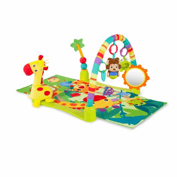 Bright Starts Aktiviti bebi gimnastika Istraživanje na safariju - pogled 4