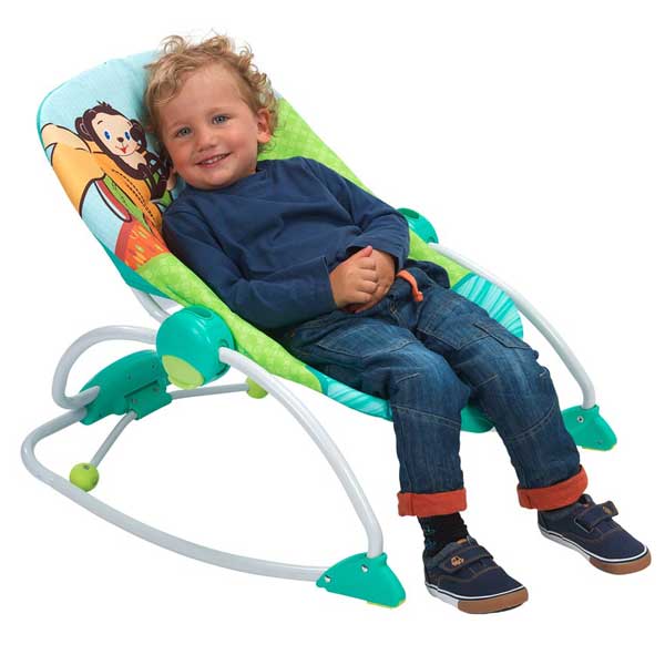 Bright Starts Ležaljka za bebe - fotelja za decu do 18kg Peek-a-Zoo - pogled 4