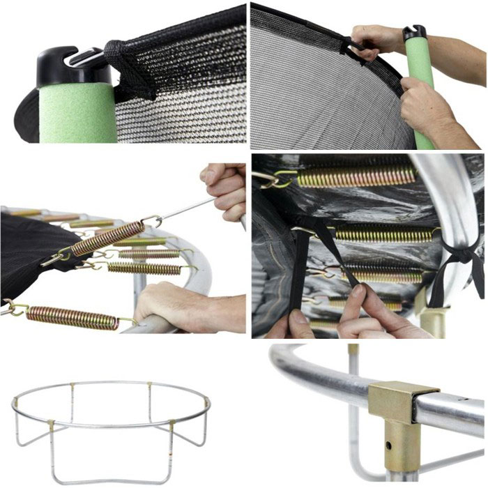 Trampolina Plum Sa Zaštitnom Mrežom 244 cm - pogled 4