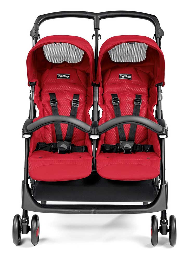 Peg Perego Kolica za blizance Aria Shopper Twin Mod Red - pogled 4
