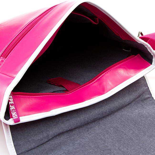 Školska torba / laptop torba na rame Pepe Jeans London Brand Pink - pogled 4
