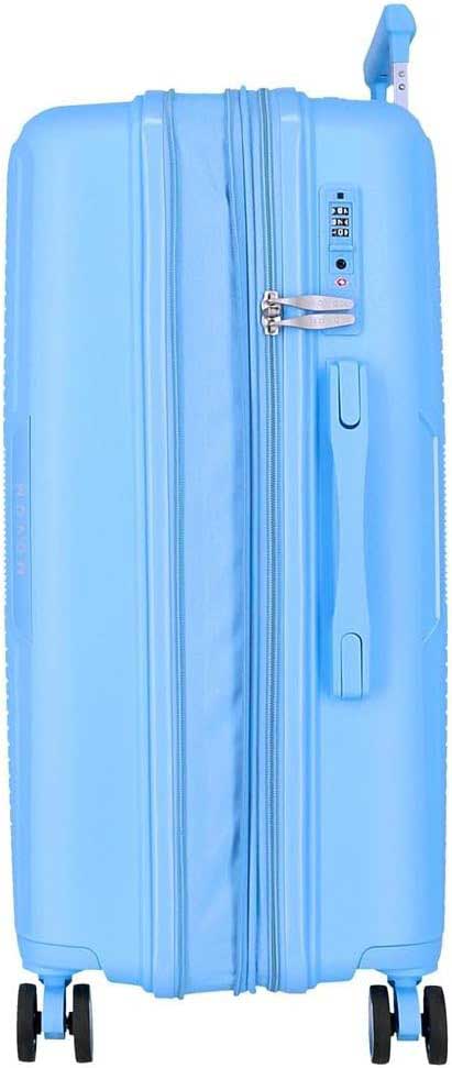 Komplet proširivih kofera od polipropilena 55cm-68cm-78cm Movom Inari sky blue 53294 - pogled 4
