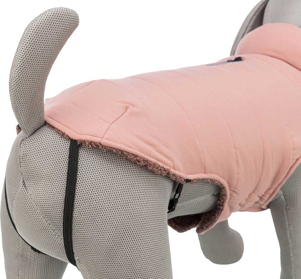 Zimska jakna za male pse leđa 36cm Lesmont apricot Trixie 680376 - pogled 4