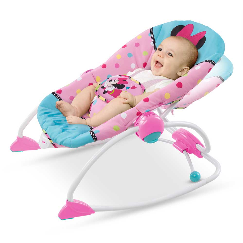 Disney Baby Ležaljka sa vibracijom - do 18kg - Minnie Mouse PeakABoo - pogled 4