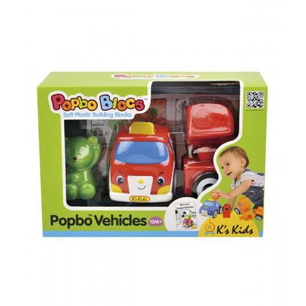 KsKids Gumene kocke PopBo Blocs - Vatrogasac Sem - pogled 4