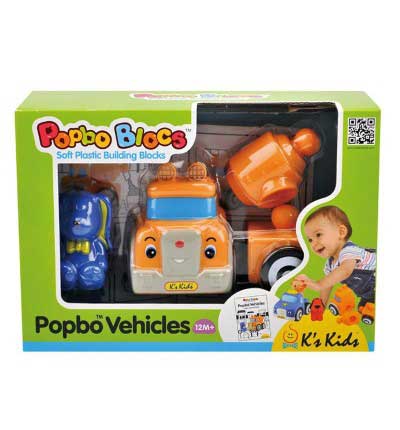 KsKids Gumene kocke PopBo Blocs - Ivanov kamion mešalica - pogled 4