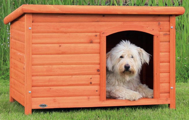 Kućica Za Pse Sa Ravnim Krovom Trixie Natura XL - pogled 4