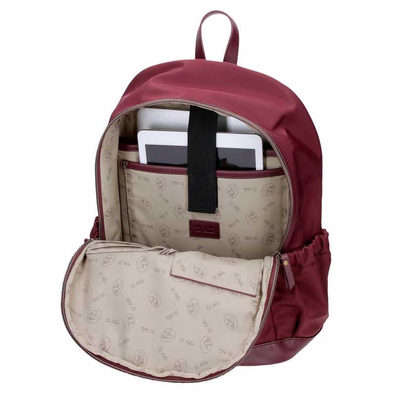 Ranac 40cm sa pregradom za laptop El Potro Lana bordeaux 52623 - pogled 4