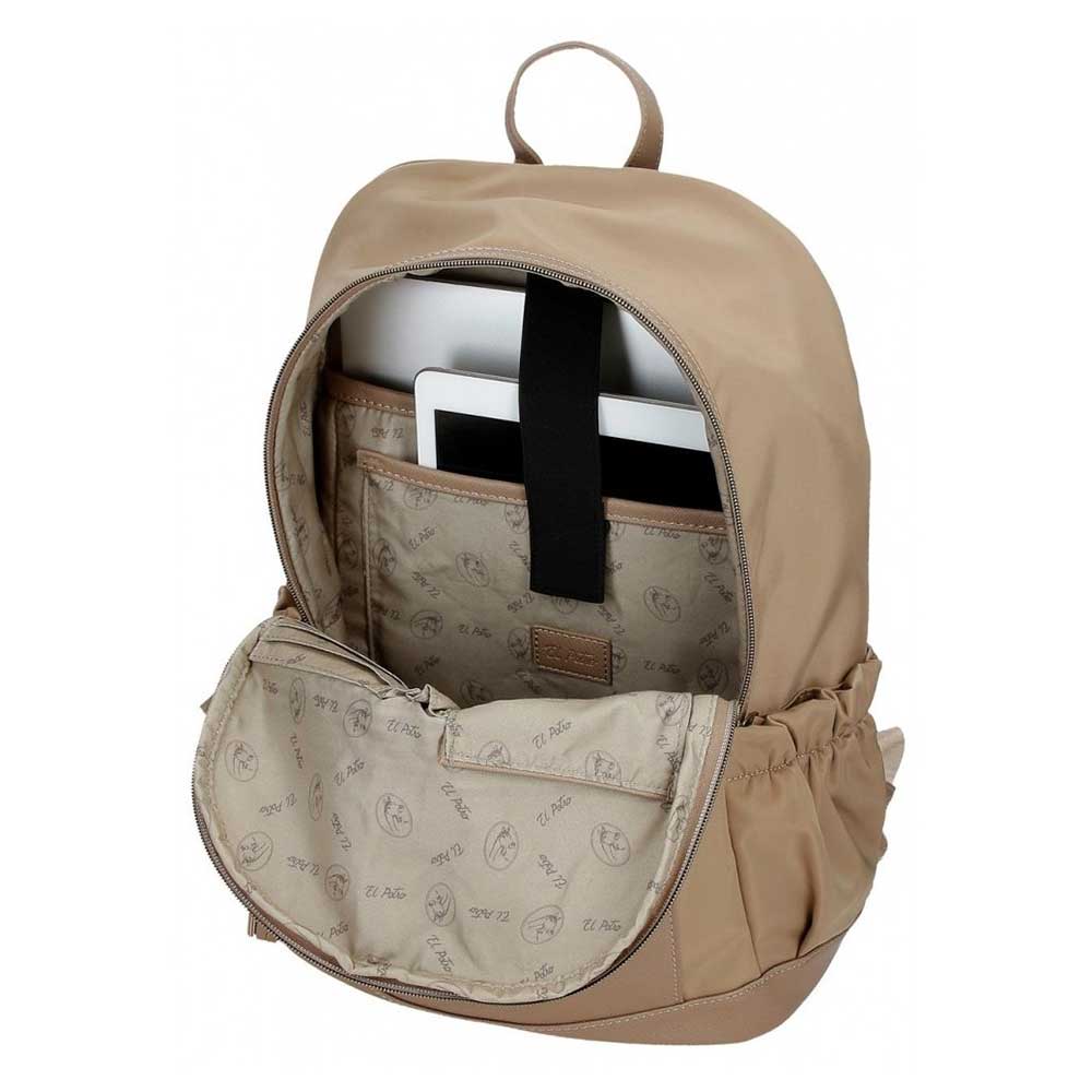 Ranac 40cm sa pregradom za laptop El Potro Lana beige 52623 - pogled 4
