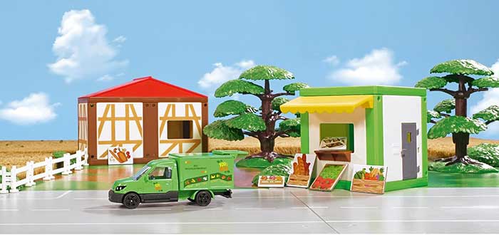 SIKU Automobilčić Električni dostavni kombi BIO proizvoda StreetScooter 1941 - pogled 4