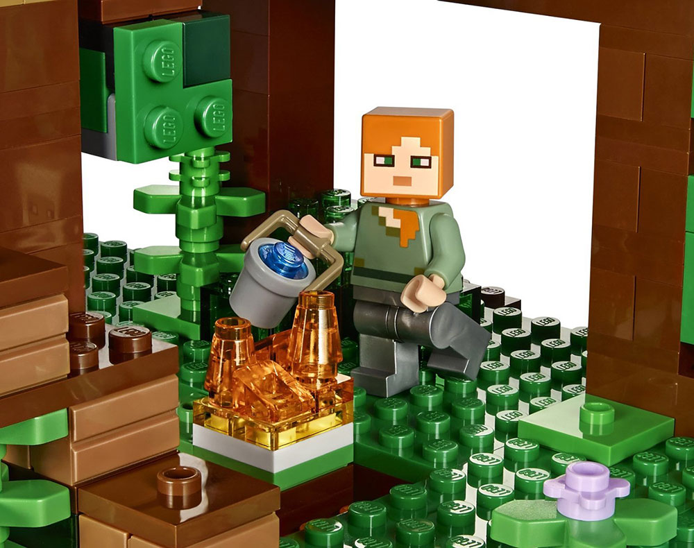 LEGO® Kocke Minecraft The Jungle Tree House LE21125 - pogled 4