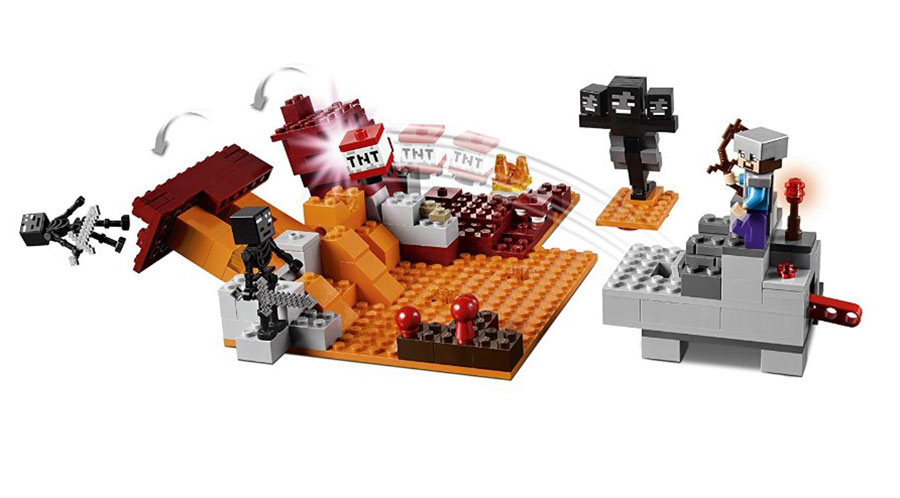 Minecraft LEGO® Kockice The Wither LE21126 - pogled 4