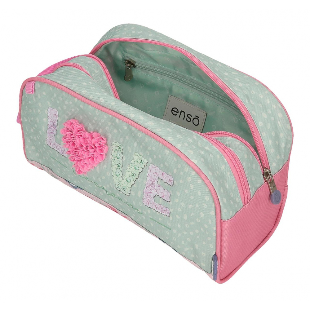 Enso Kozmetički neseser sa dve pregrade Love ice cream 95644 - pogled 4