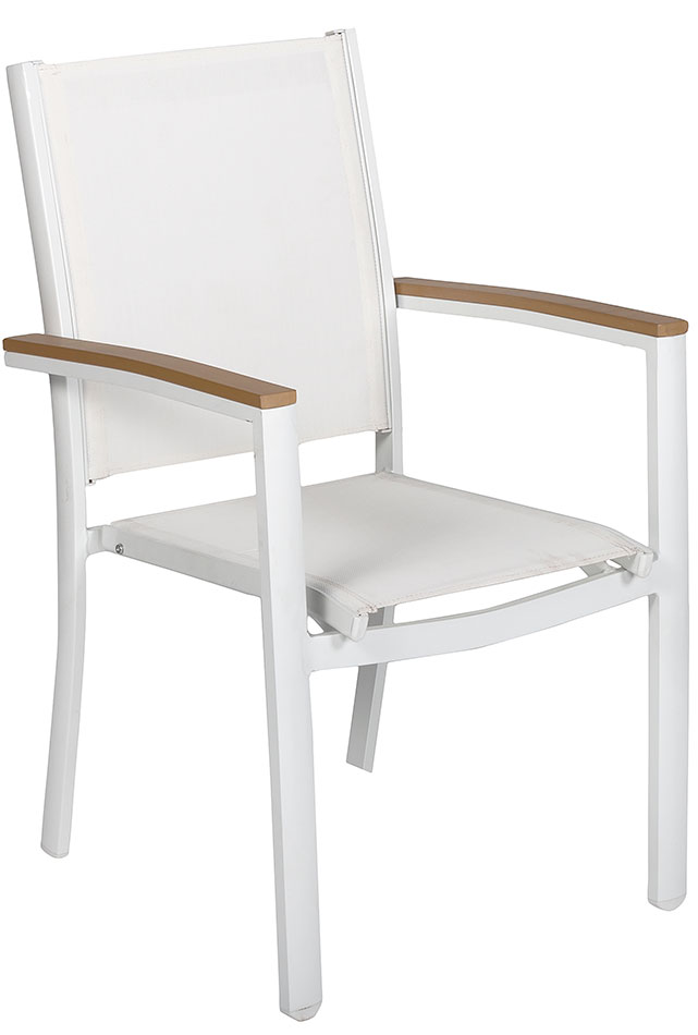 Garnitura Za Dvorište i Baštu Merida - 6 Stolica i Sto Sa PolyWood Površinom - pogled 4