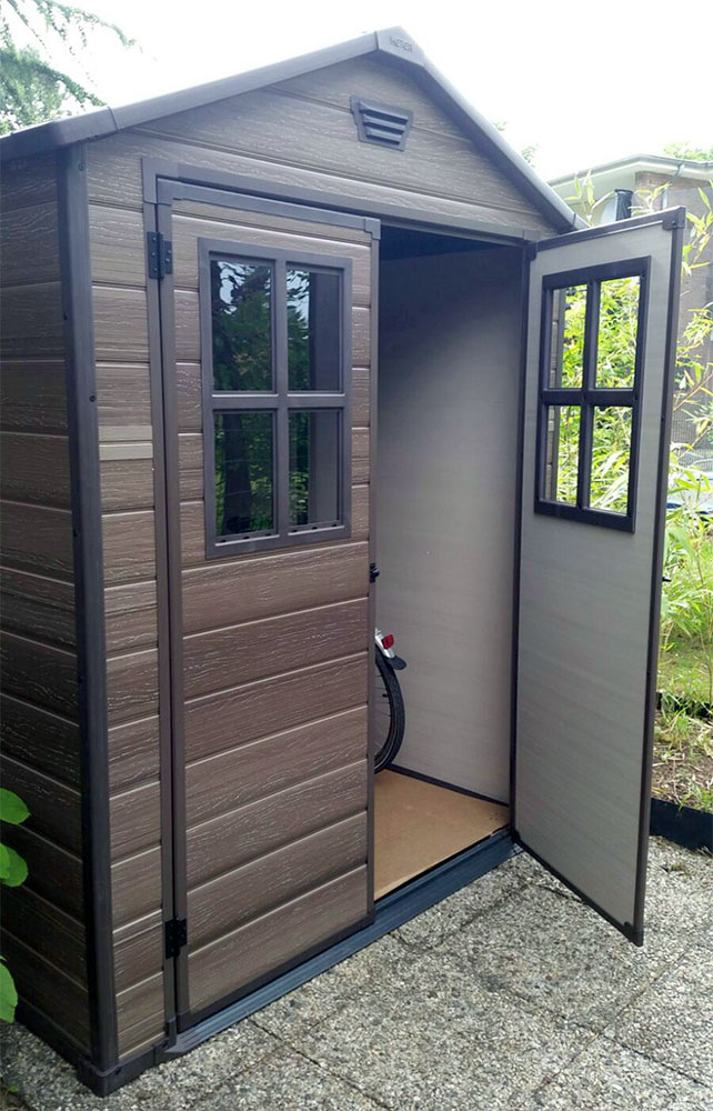 Baštenska Montažna Kućica - Šupa Keter Scala 6 X 8 BRW - pogled 4