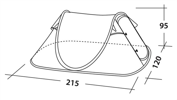 Šator za dve osobe Easy Camp Antic Tribal 120172 - pogled 4