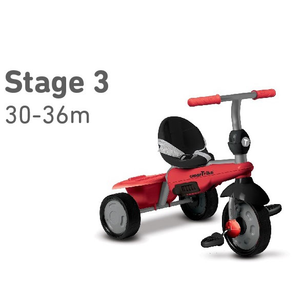 Smart Trike Tricikl 3u1 Breeze Red GL - pogled 4