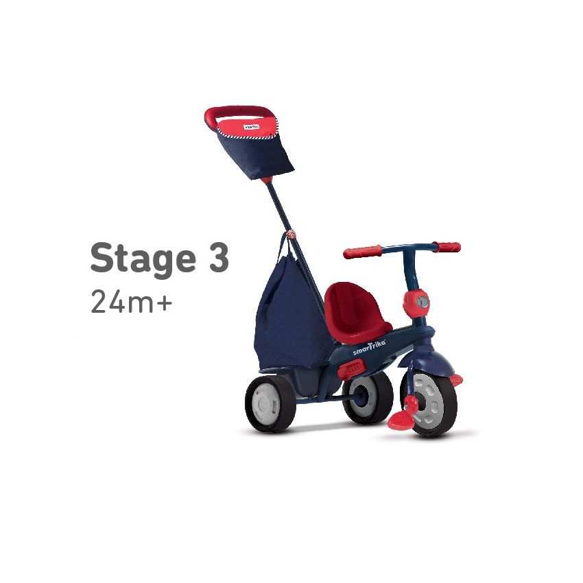 Tricikl Smart Trike 4u1 Shine Navy 6402502 - pogled 4