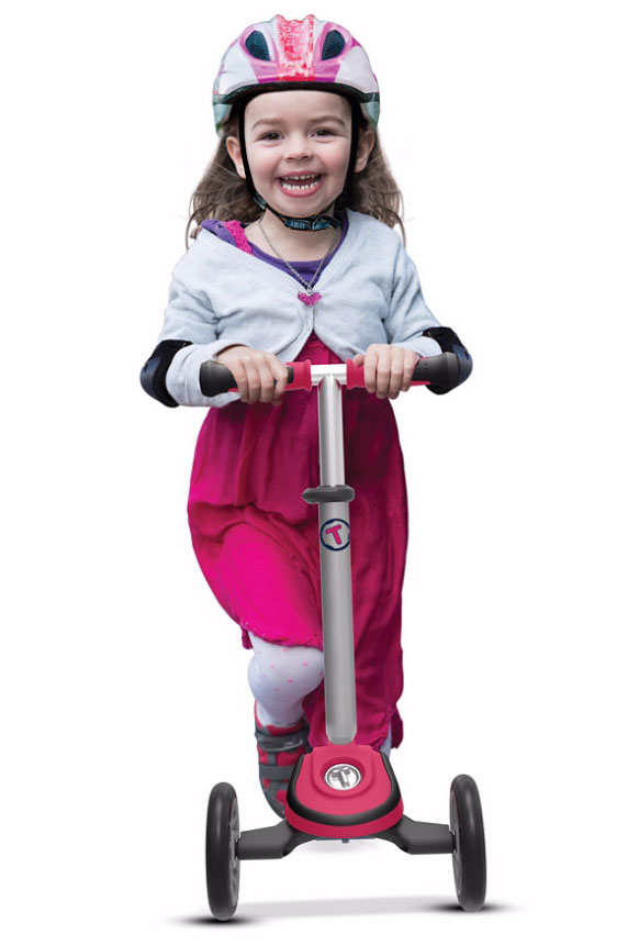 Smart Trike Trotinet 3u1  T Scooter T1 Pink 2020200 - pogled 4