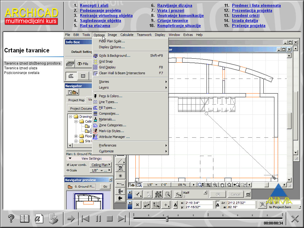 Komplet multimedijalnih kurseva za projektante - AutoCAD i ArchiCAD - pogled 4