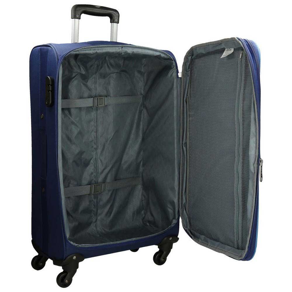 Putni koferi 55cm 68cm 79cm Movom Chelsea Roll Road Blue 50.294.62 - pogled 4