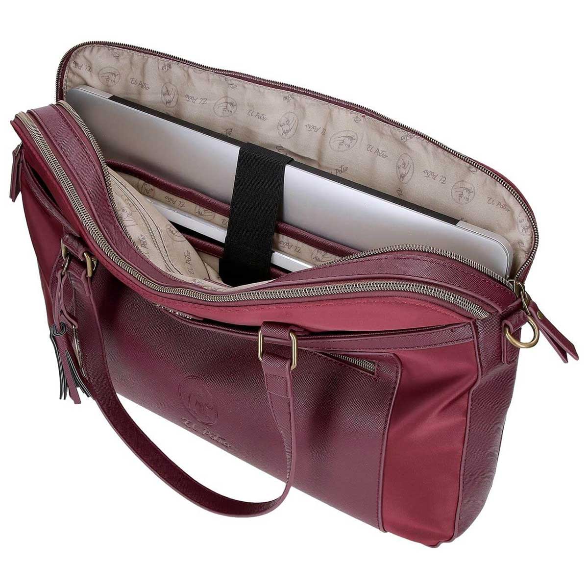Laptop torba El Potro Lana bordeaux 52660 - pogled 4