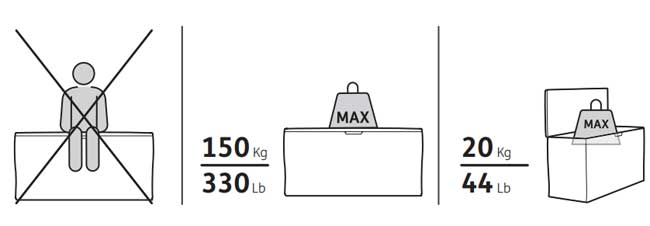Keter Sherwood Veliki Sanduk Za Odlaganje Stvari 270 Lit. - pogled 4