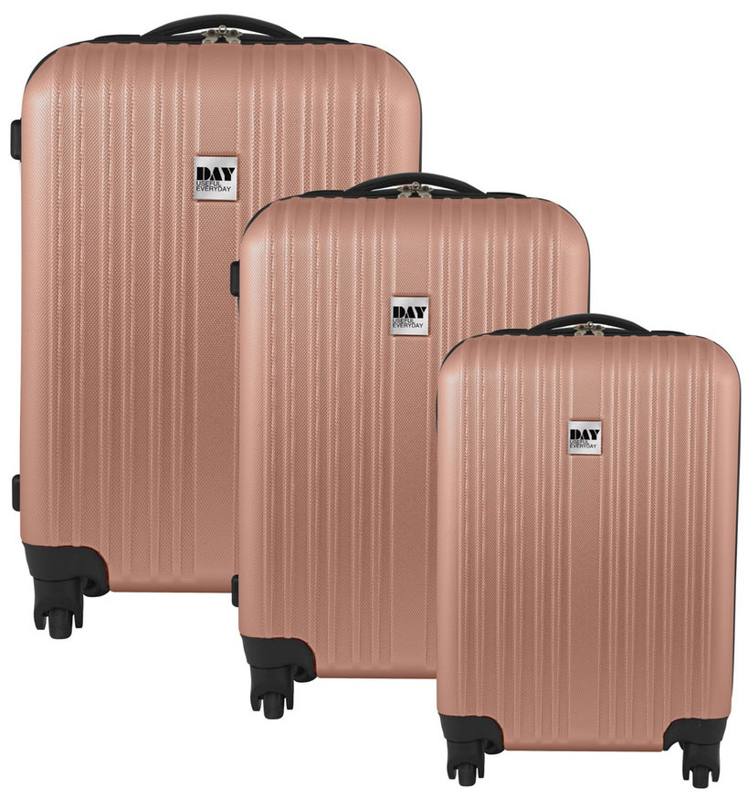 Troler Kofer Za Putovanje Day 50 cm - Pink - pogled 4