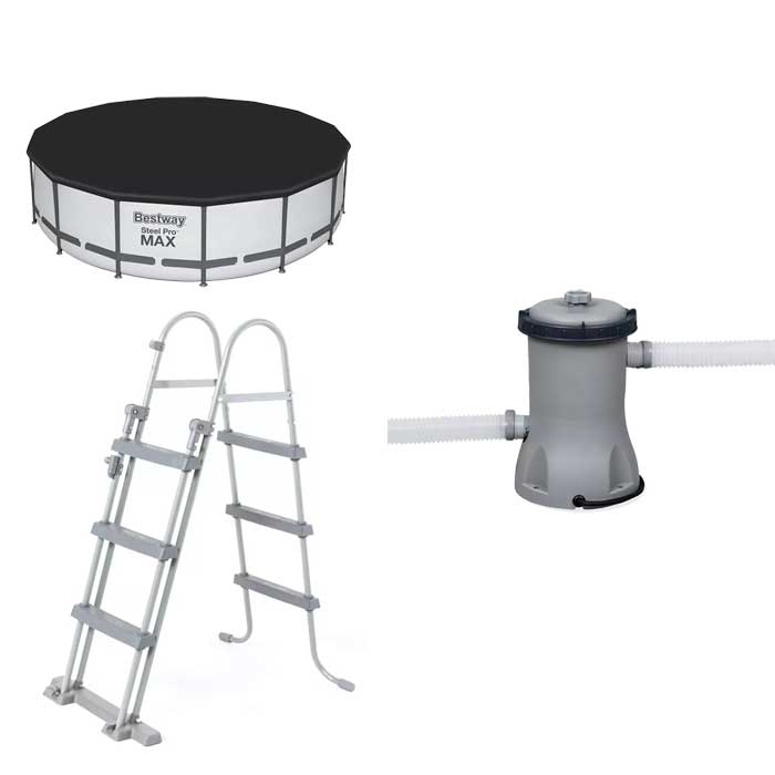 Bazen Sa Opremom Dimenzija 457 x 107 cm BestWay 56488 - pogled 4