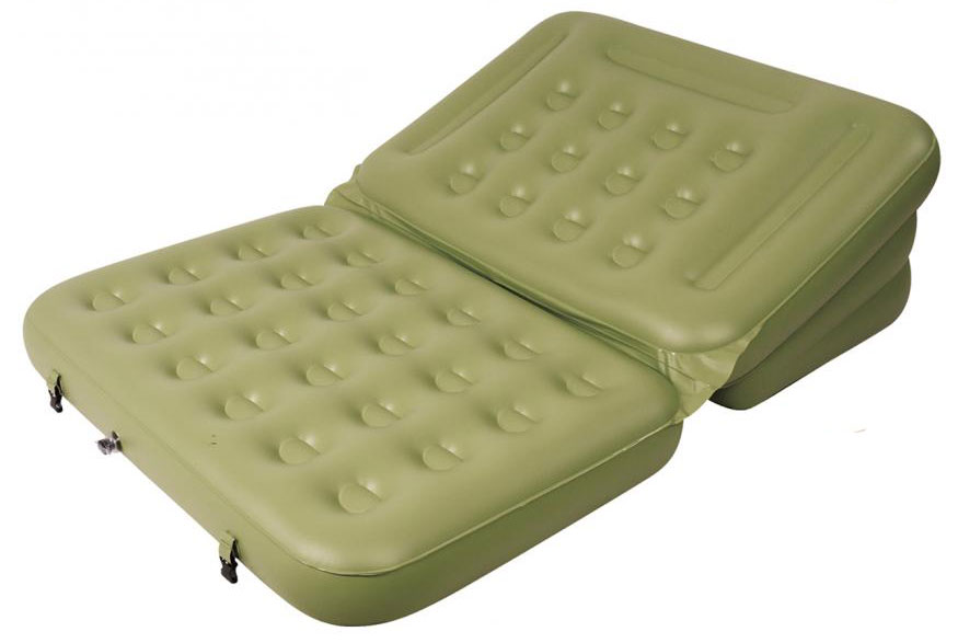 Rasklopivi Dvosed Na Naduvavanje Sa Ugrađenom Pumpom - 5 u 1 Bež - pogled 4