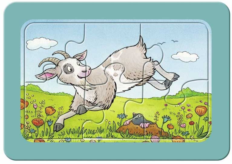 Ravensburger puzzle 18 delova - Ovca, magarac, koza 06134 - pogled 4
